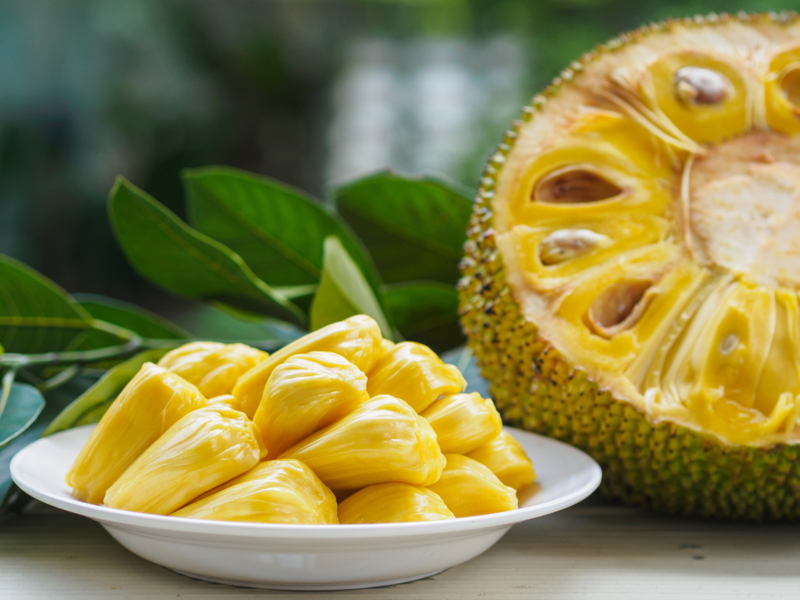 durian and jackfruit
