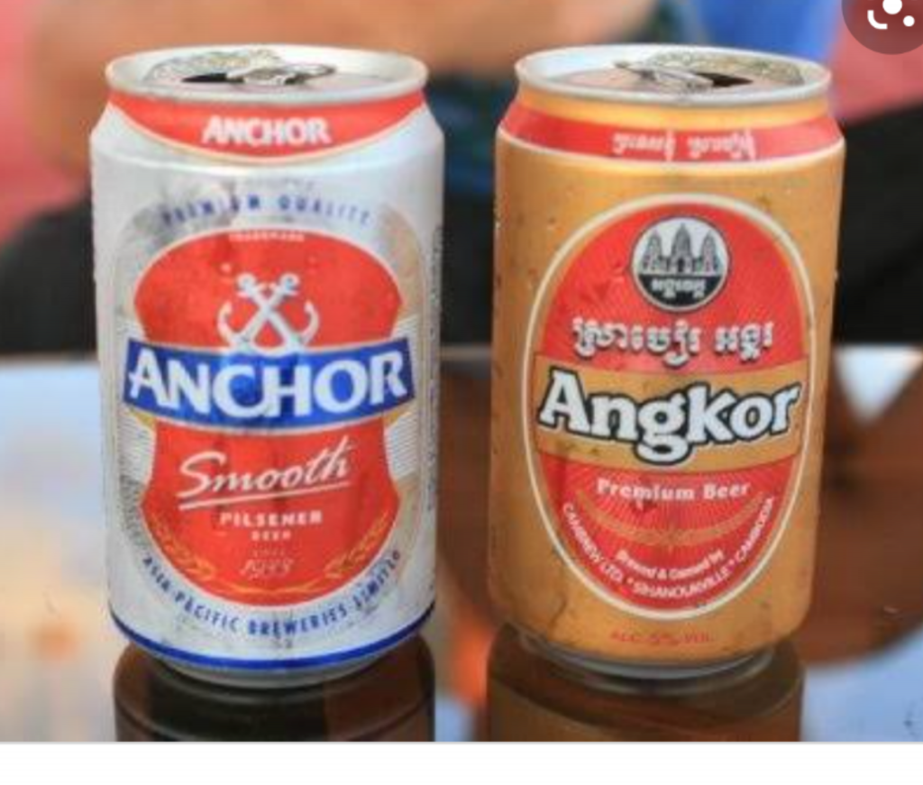Anchor Beer vs Angkor Beer