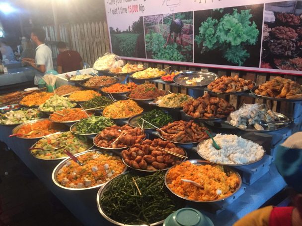 street food luang prabang market