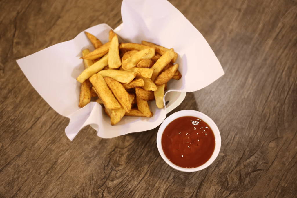 french fries - food when watching sports game