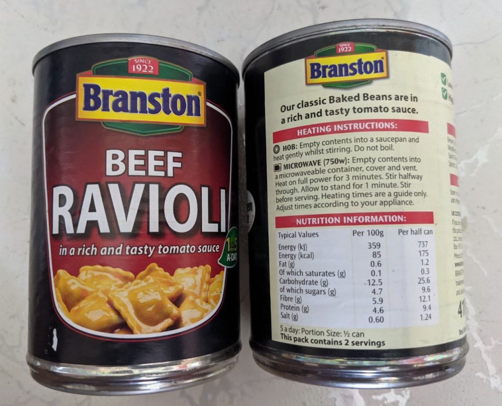 The Best Canned Ravioli