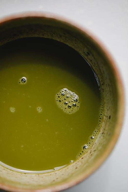 Free Green tea of matcha in bowl Stock Photo